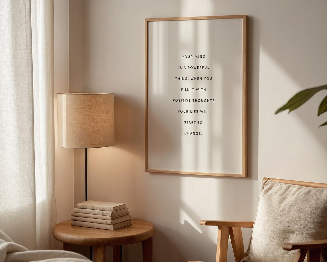 Your Mind Is A Powerful Thing, Motivational Quote Print - Image 2