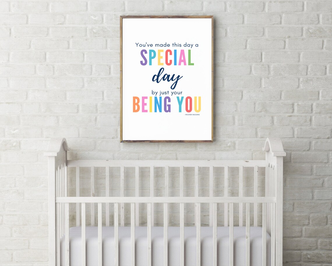 Mister Rogers Youve Made This Day Special By Just Your Being You Poster - Image 2