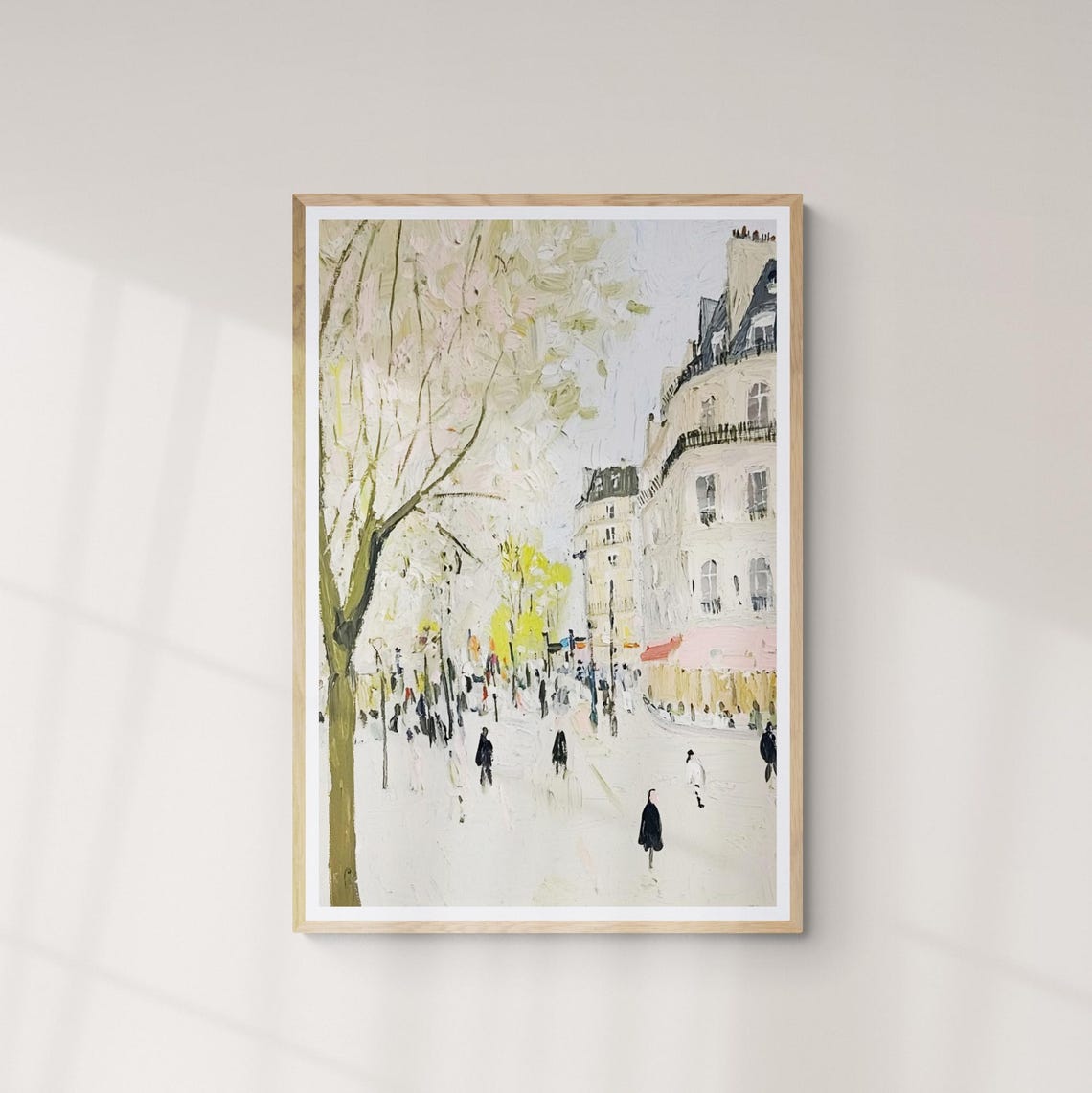 Parisian Oil Painting Paris Art Abstract Painting French Art Decor Parisian Street Scene Art Henri Matisse Art Style - Image 3