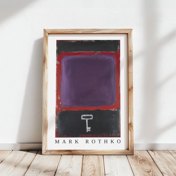 Mark Rothko Poster Abstract Expressionism Color Field Print Mark Rothko Print Modern Abstract Museum Poster Modern Wall Decor