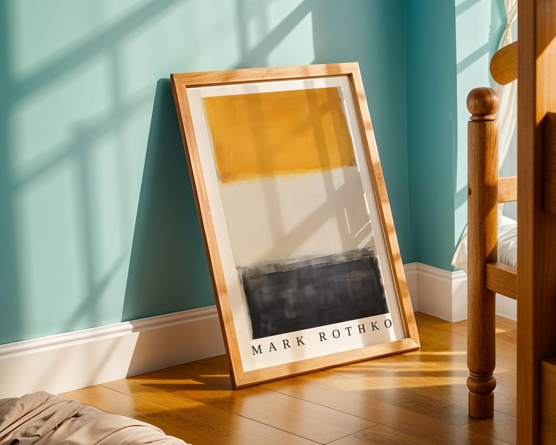 Mark Rothko Poster Abstract Expressionism Color Field Print Mark Rothko Print Modern Abstract Museum Poster Modern Wall Decor - Image 3