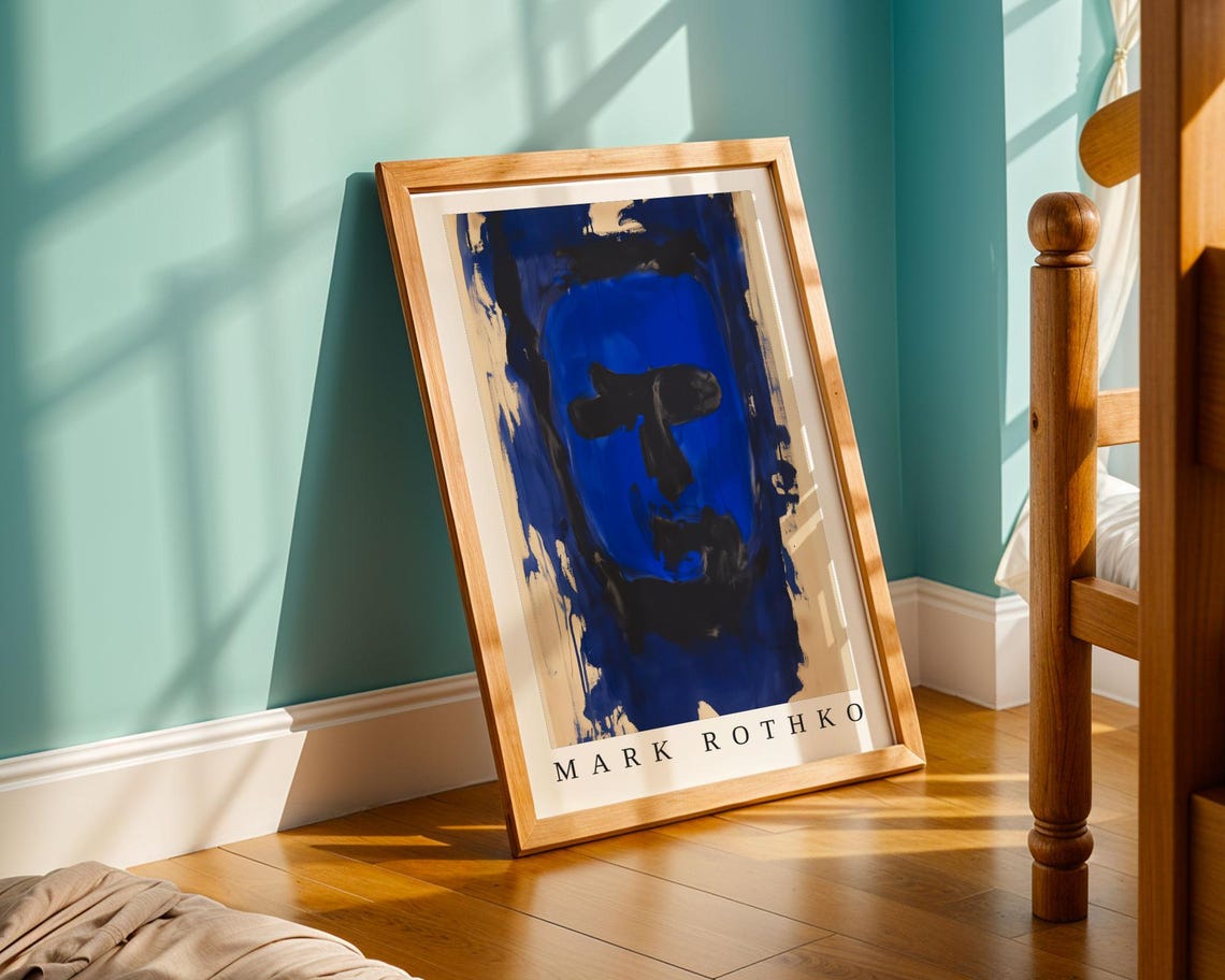 Mark Rothko Poster Abstract Expressionism Color Field Print Mark Rothko Print Modern Abstract Museum Poster Modern Wall Decor - Image 3