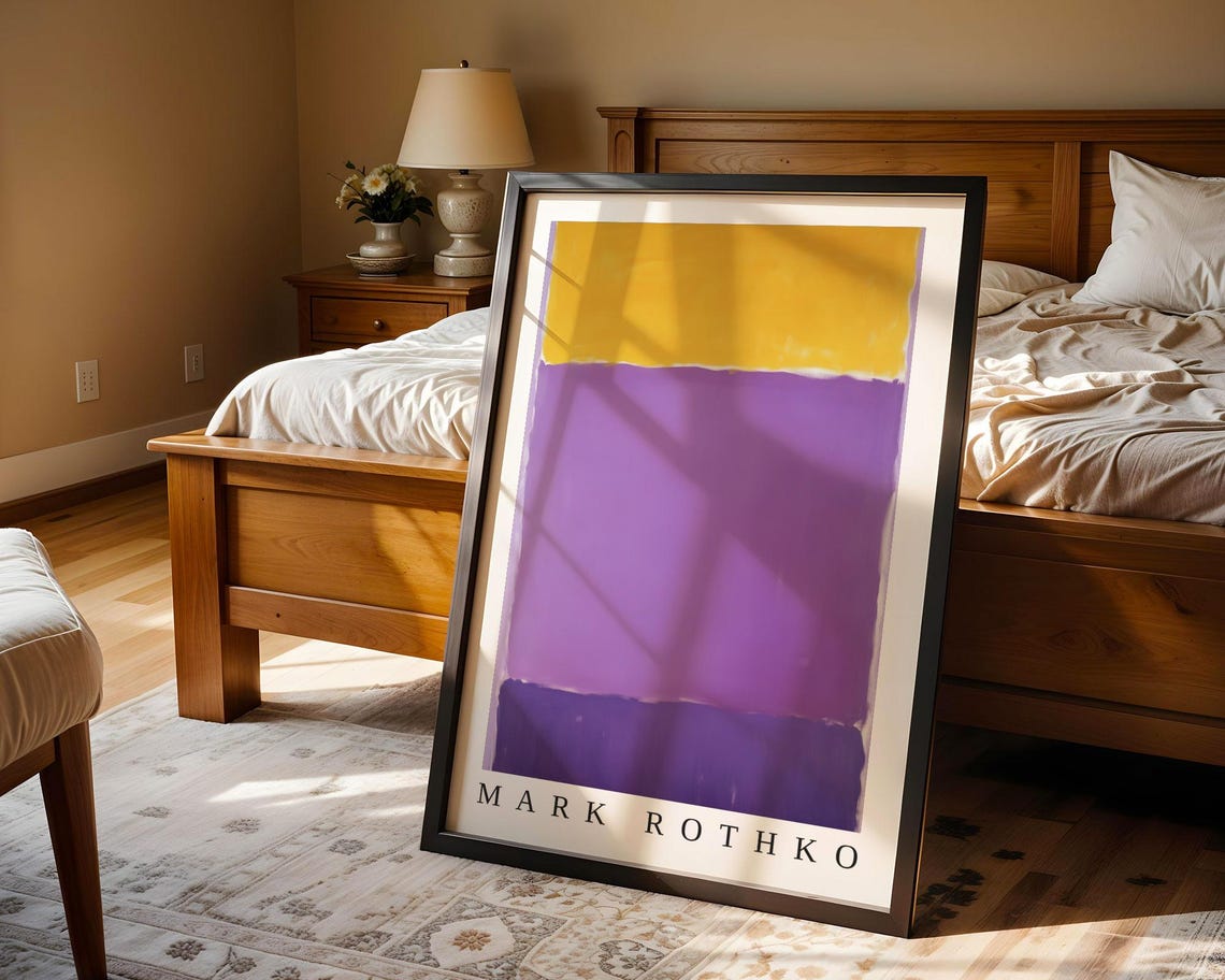 Mark Rothko Poster Abstract Expressionism Color Field Print Mark Rothko Print Modern Abstract Museum Poster Modern Wall Decor - Image 4