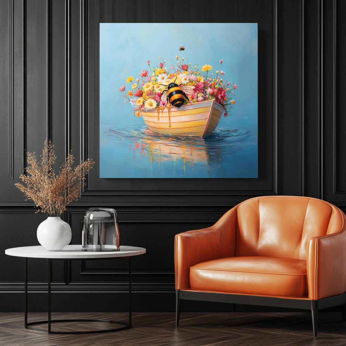 Honey Bee And Flower Nature Inspired Decor - Image 3