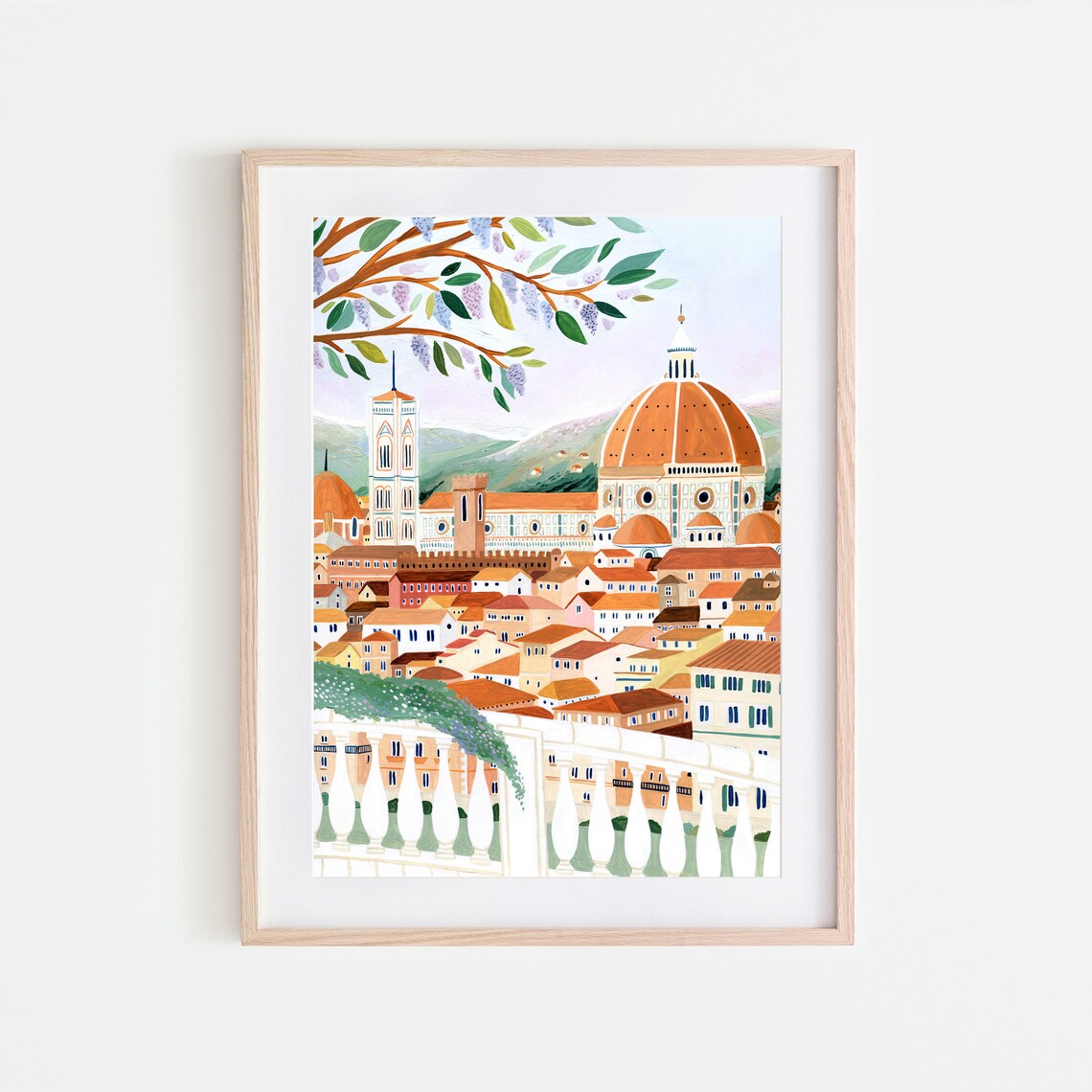 Florence Santa Maria Del Fiore Cathedral Travel Poster