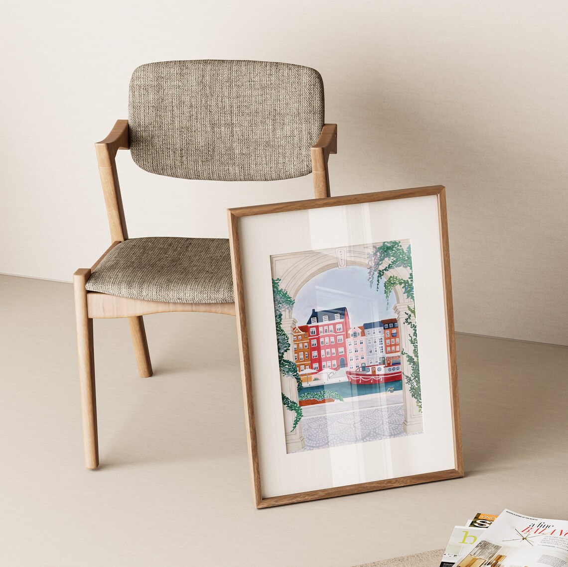 Copenhagen Travel Poster, Scandinavian Wall Art - Image 5