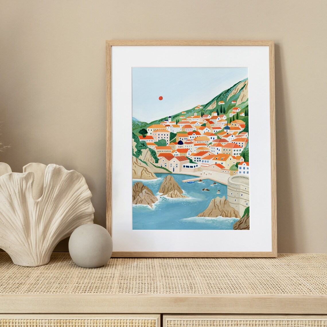 Dubrovnik Travel Gift Home Decor Poster Print - Image 5