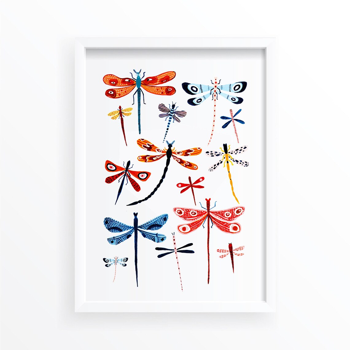 Dragonfly Wall Art, Nursery Bugs Art Print - Image 5