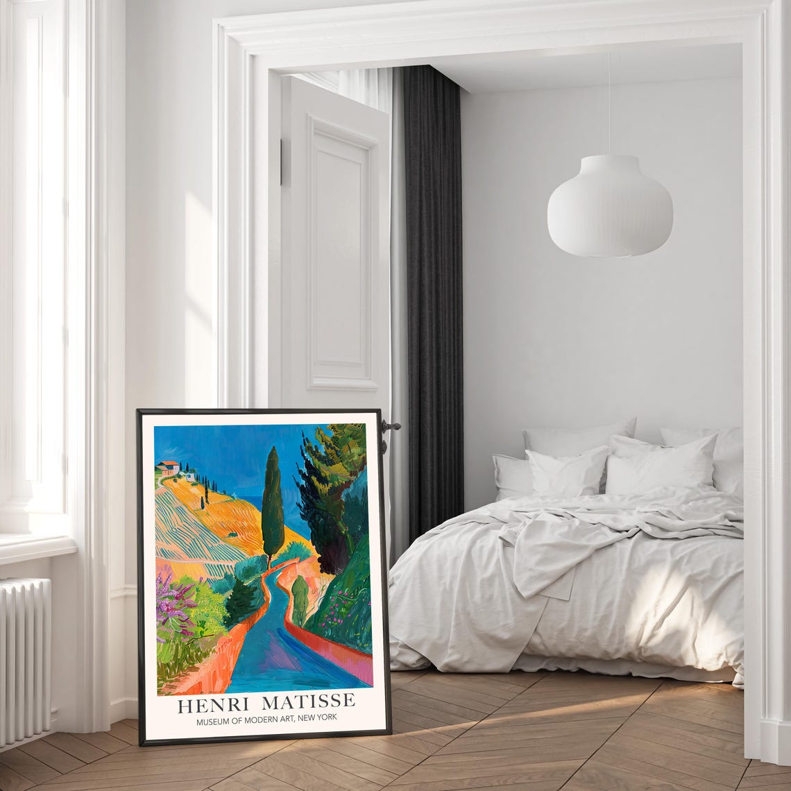 Henri Matisse Fauvist Landscape With Cypress Winding Road Poster - Image 2