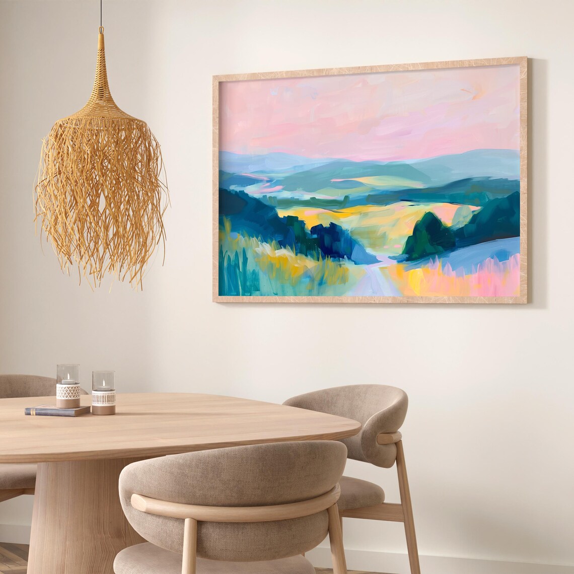 Colorful Landscape - Abstract Brush Strokes - Image 4