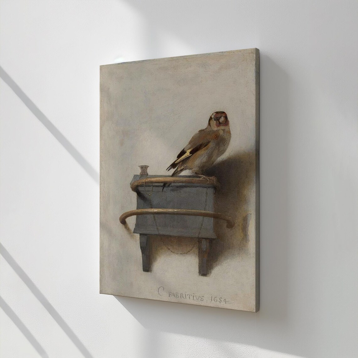 The Goldfinch by Carel Fabritius, Classic Art Print - Image 2
