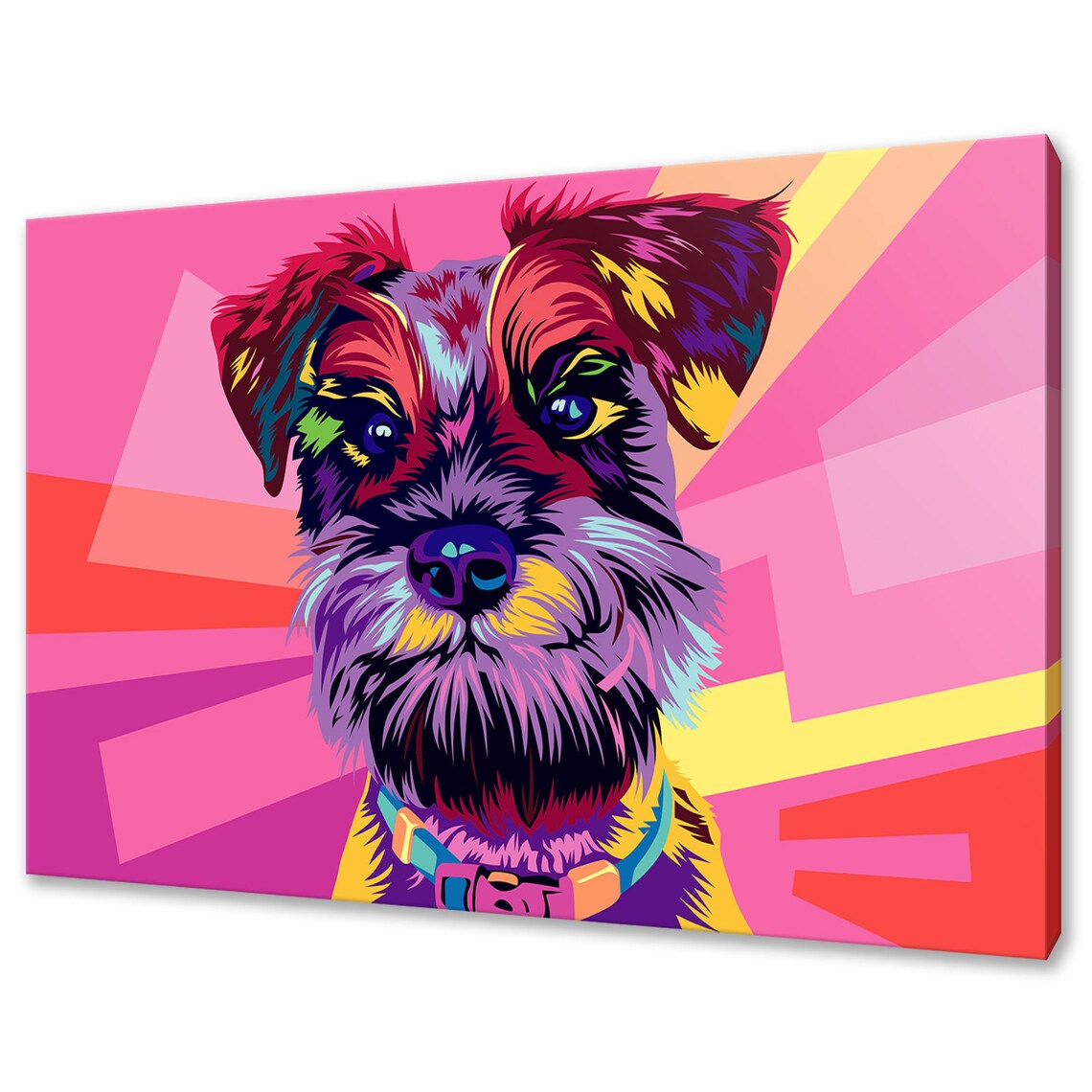 Schnauzer Custom Dog Wall Art Print, Home Decor