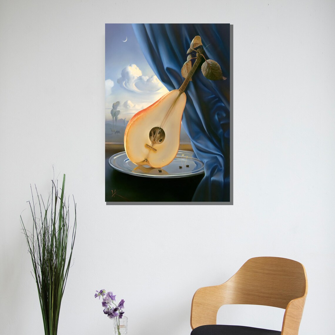 Vladimir Kush Pear Lute Surrealist Still Life Dream World Poster - Image 3
