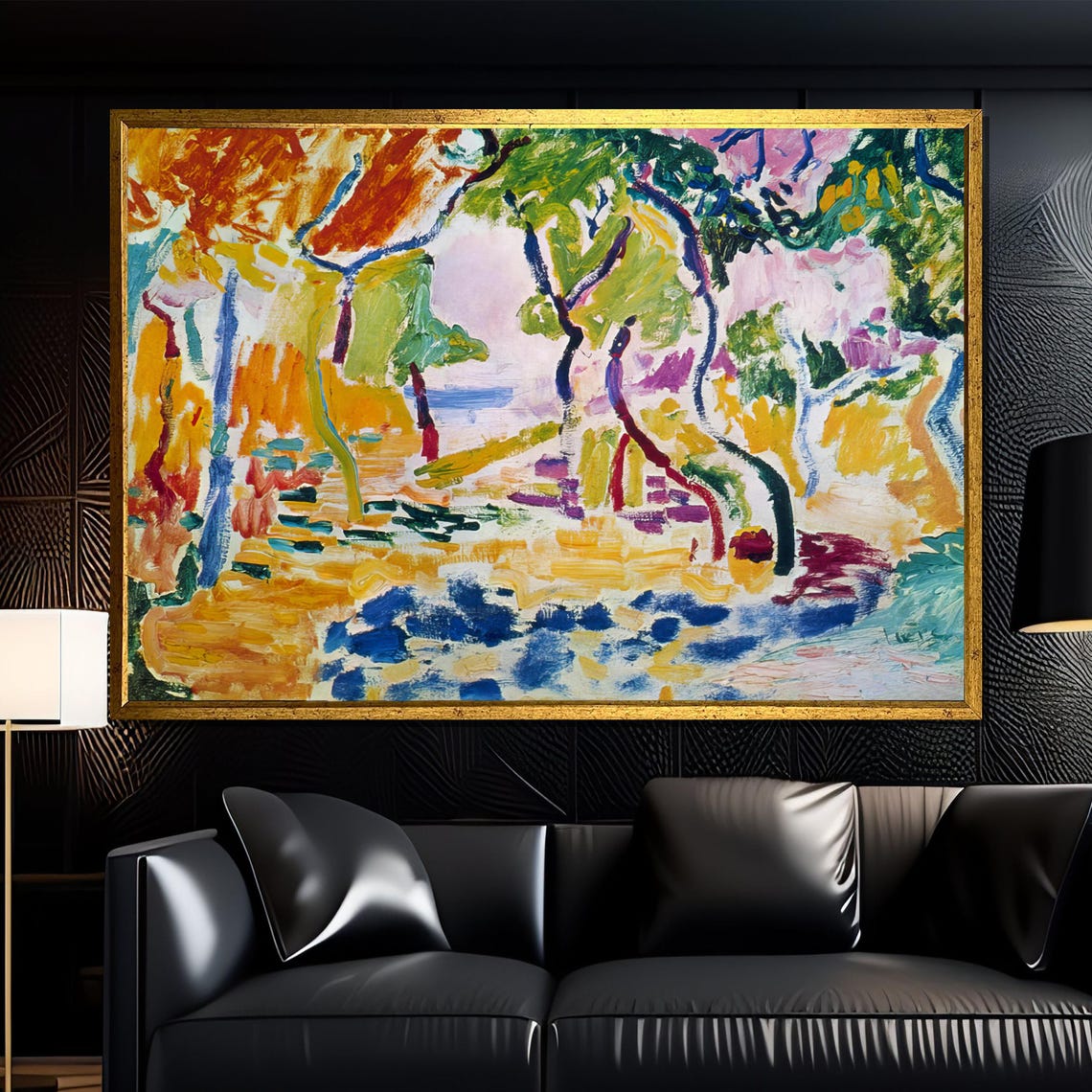 Henri Matisse Luxe Calme et Volupte Fauvist Trees Art Poster