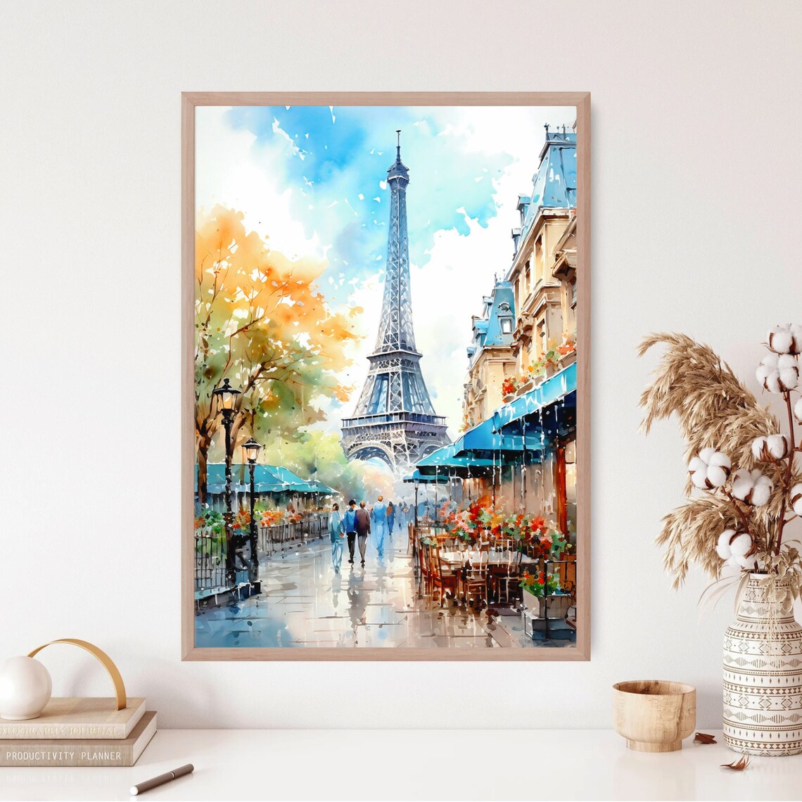 Paris Eiffel Tower Wall Art Print - Image 4