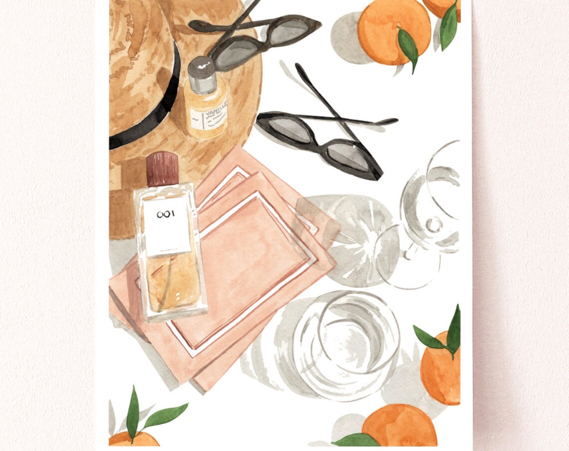 Still Life II Art Print, Sabina Fenn Watercolor - Image 3
