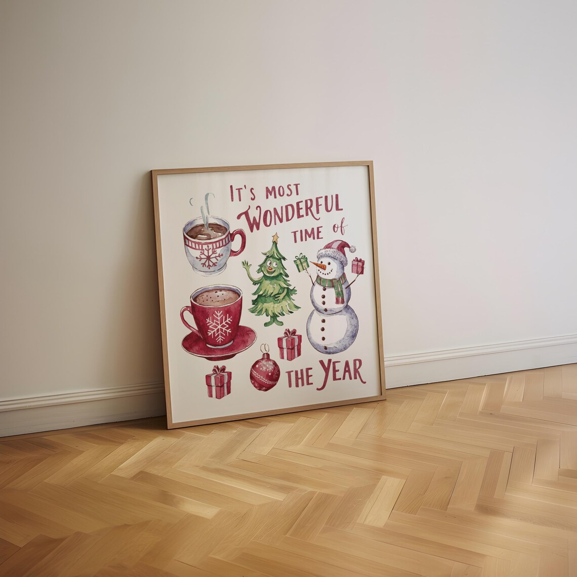 Its The Most Wonderful Time Of The Year Groovy Christmas Poster - Image 2