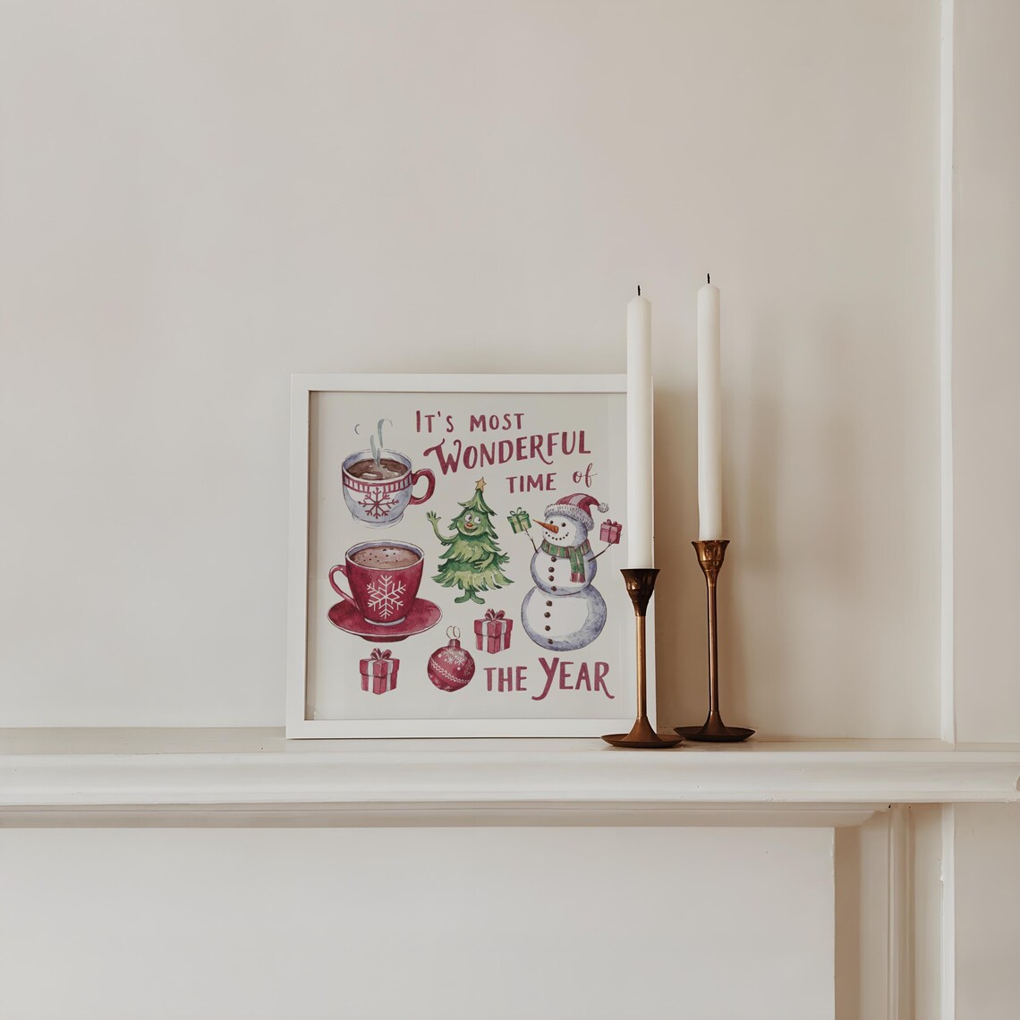 Its The Most Wonderful Time Of The Year Groovy Christmas Poster - Image 3