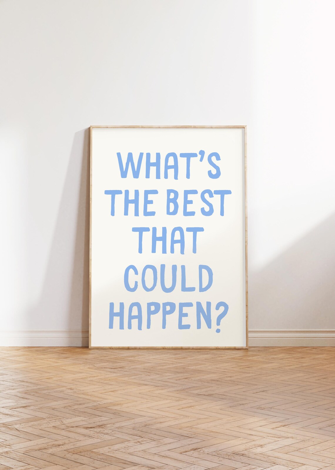 Whats The Best That Could Happen Affirmation Poster - Image 2