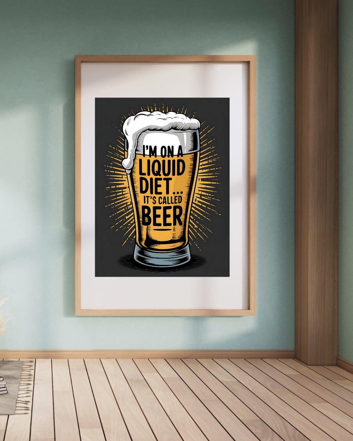 Beer Humour Art Print, Funny Beer Jokes - Image 2