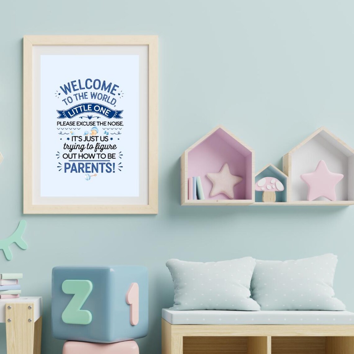Funny Baby Nursery Decor, Humorous Nursery Art - Image 3