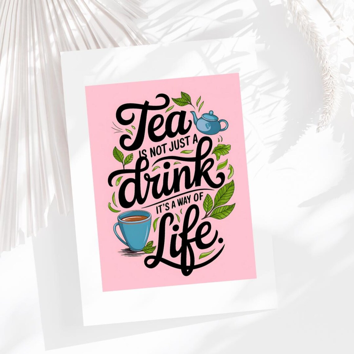 Tea Humor Art Print, Tea Lover Decor - Image 3