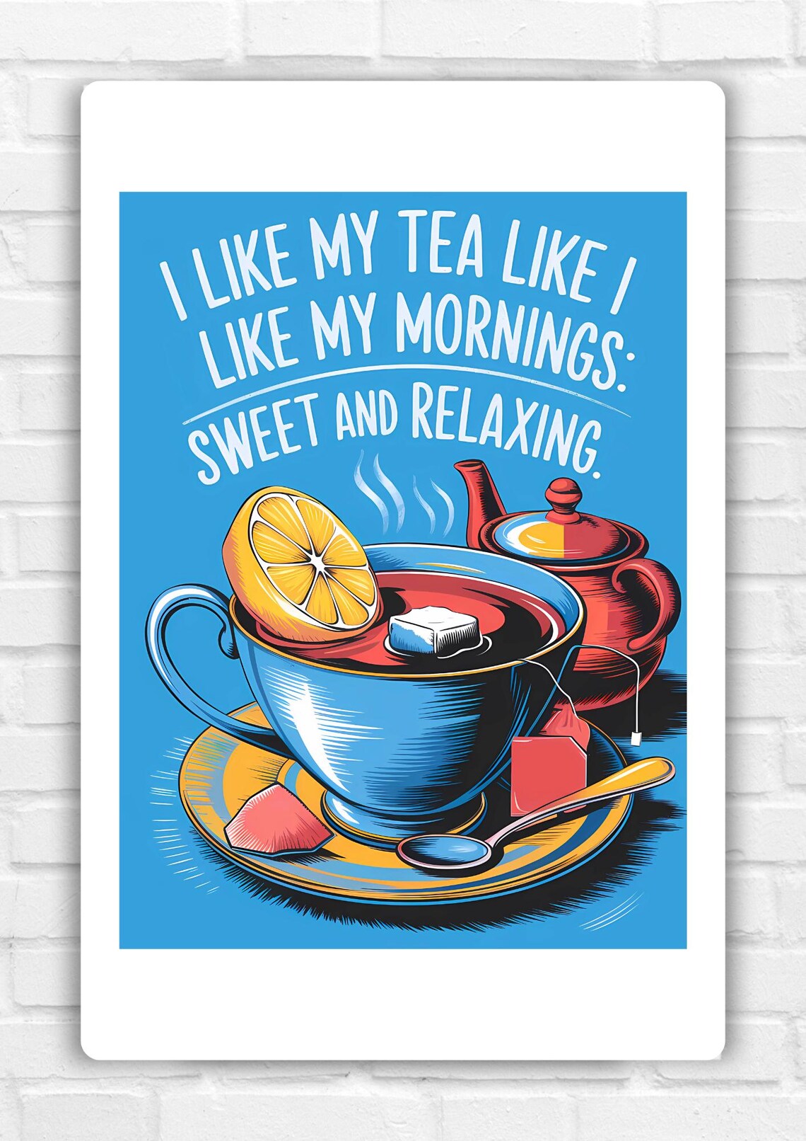 Tea Humor Art Print, Tea Lover Decor - Image 6