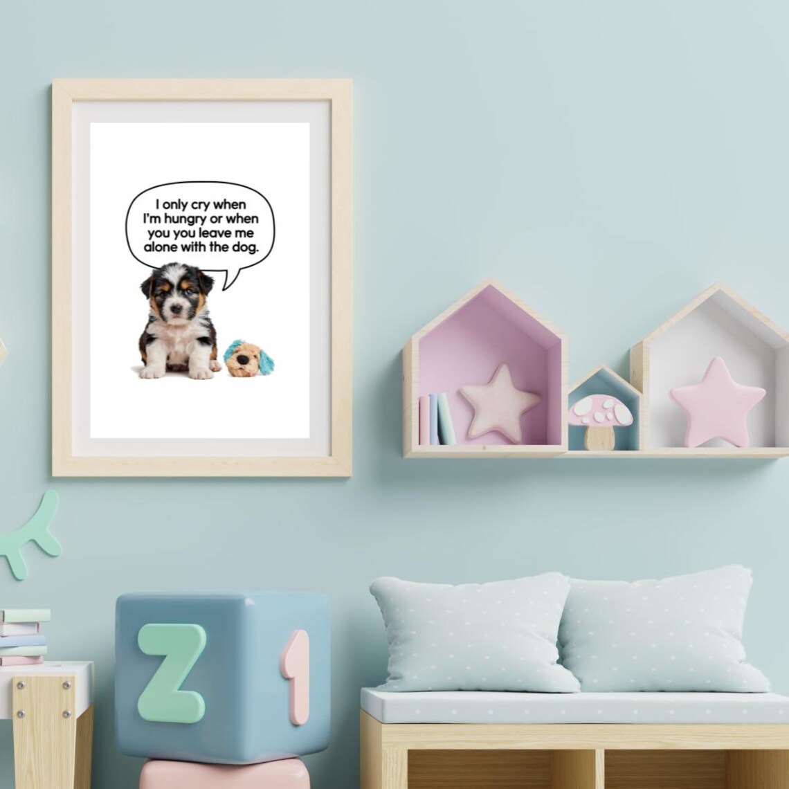 Baby Room Nursery Wall Art, Funny Gift For New Parents - Image 3