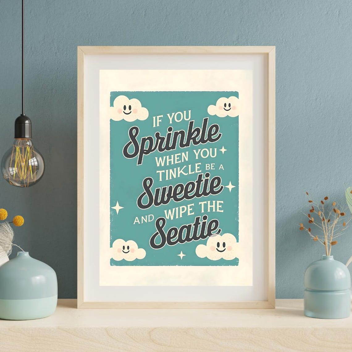 Funny Toilet Art Print, Bathroom Decor - Image 3