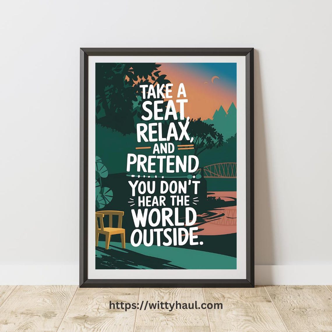 Funny Bathroom Toilet Humor Art Print