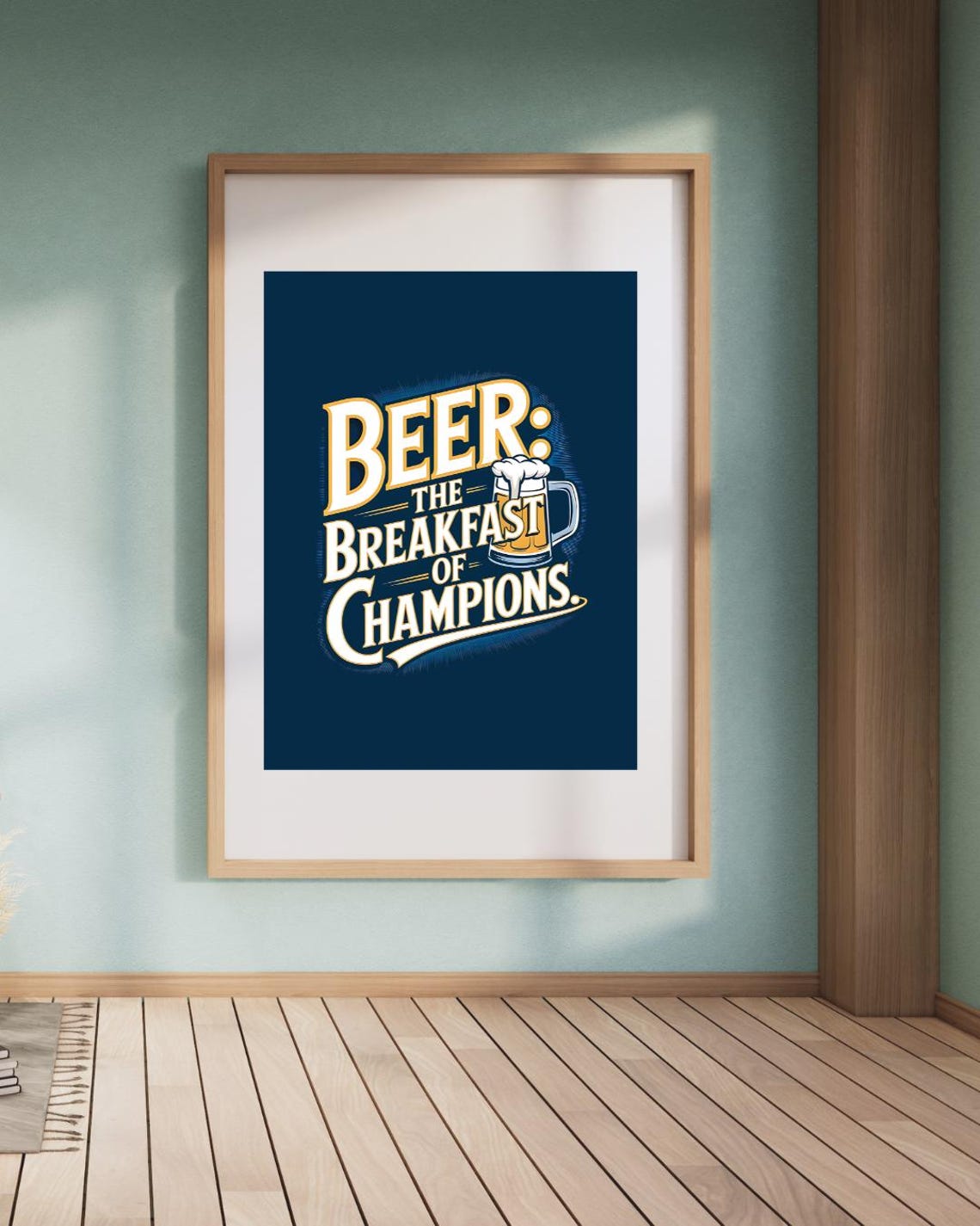 Beer Humor Poster, Beer Lovers Bar Gift - Image 2