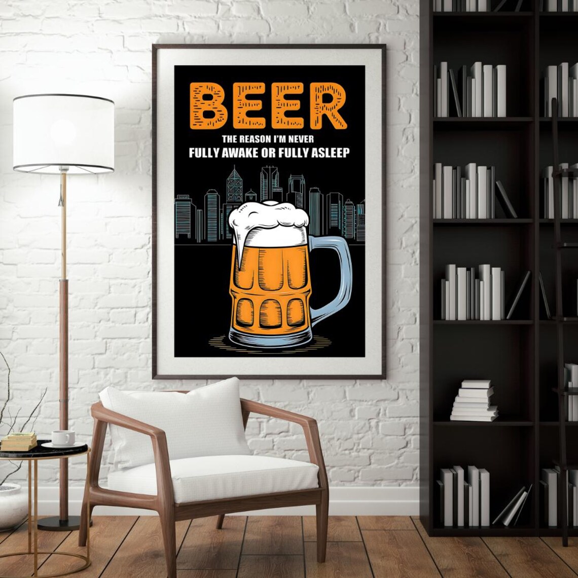 Bar Cart Decor, Retro Kitchen Wall Art Print - Image 2