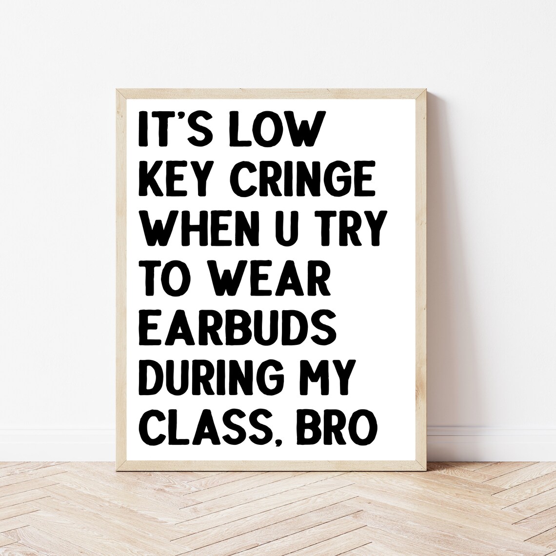 Middle School Classroom Poster, STEM Rule Sign