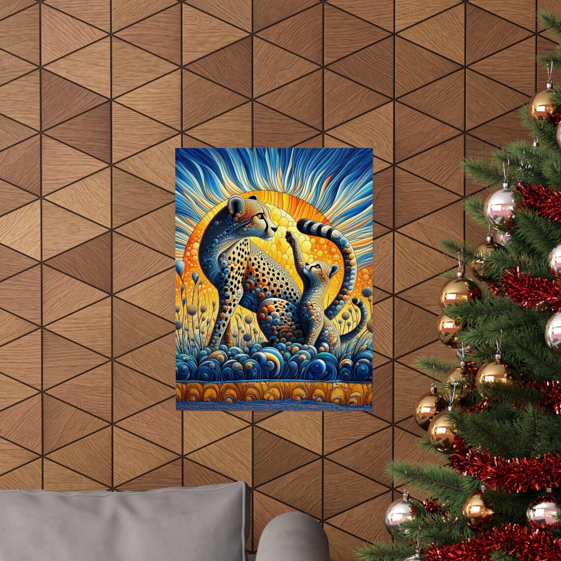 Cheetah Poster, Safari Wall Art for Nature Lovers - Image 4