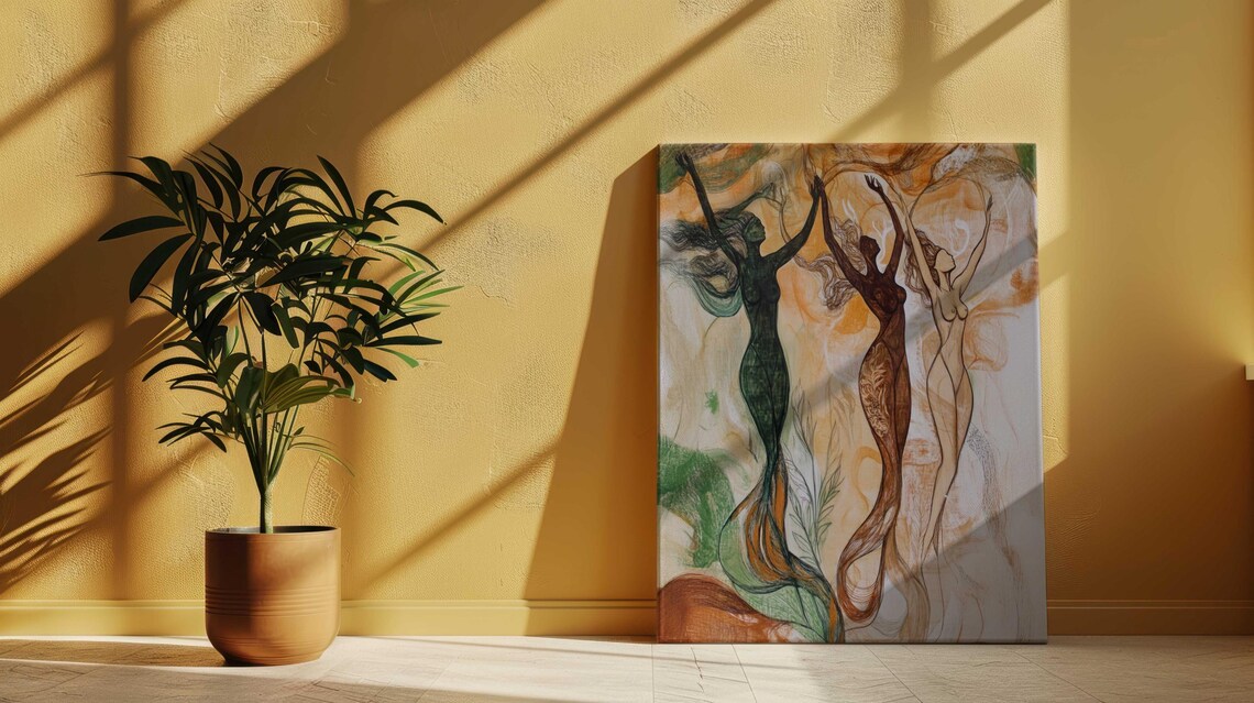 Abstract Art Housewarming Gift, Modern Style - Image 4