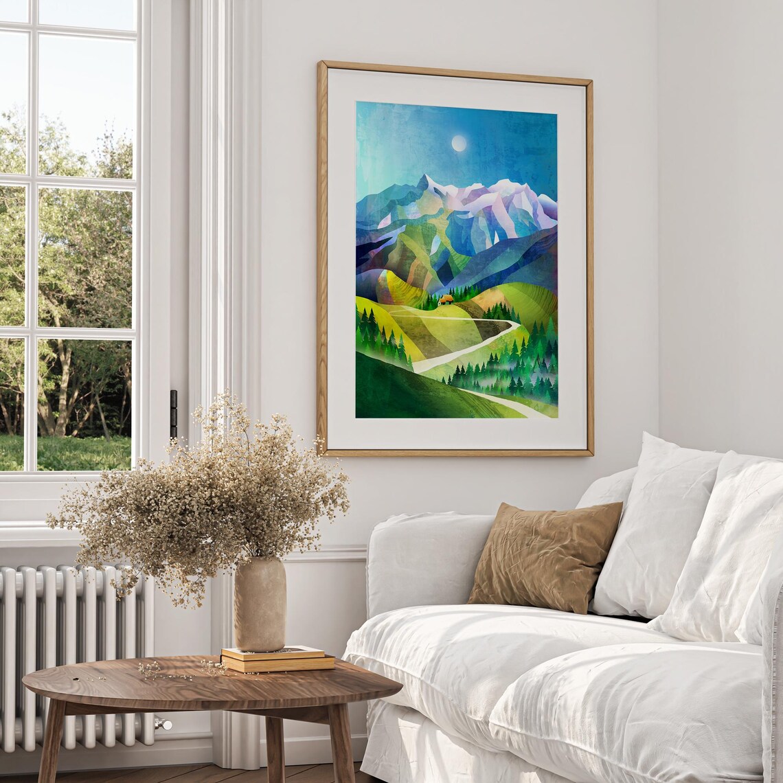 Mountain Hut High In The Mountains Art Print - Image 3