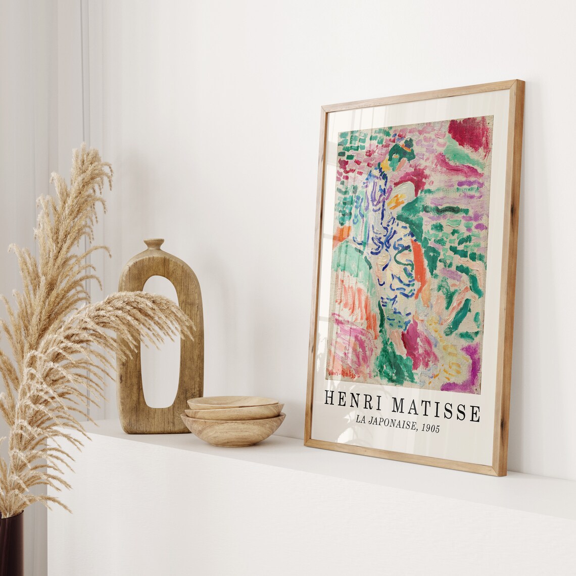 Henri Matisse La Japonaise 1905 Fauvist Reproduction Art Poster - Image 4