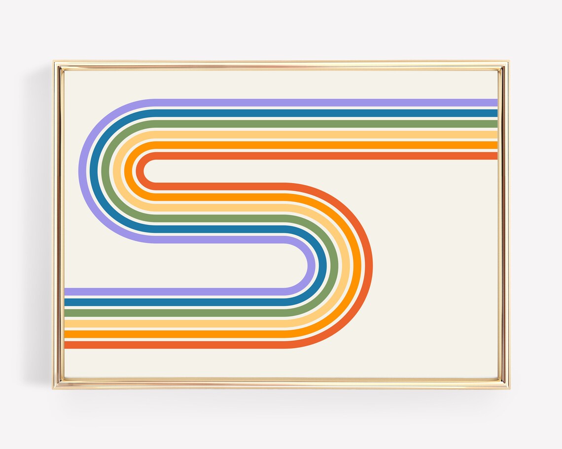 Retro Pride Decor, Mid-Century Modern Art Print