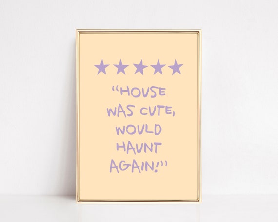 Funny Halloween Decor Pastel Halloween Poster Print