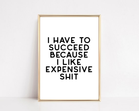 Funny Home Office Motivational Poster for Offices