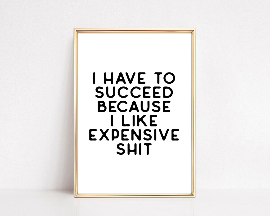 Funny Home Office Motivational Poster for Offices