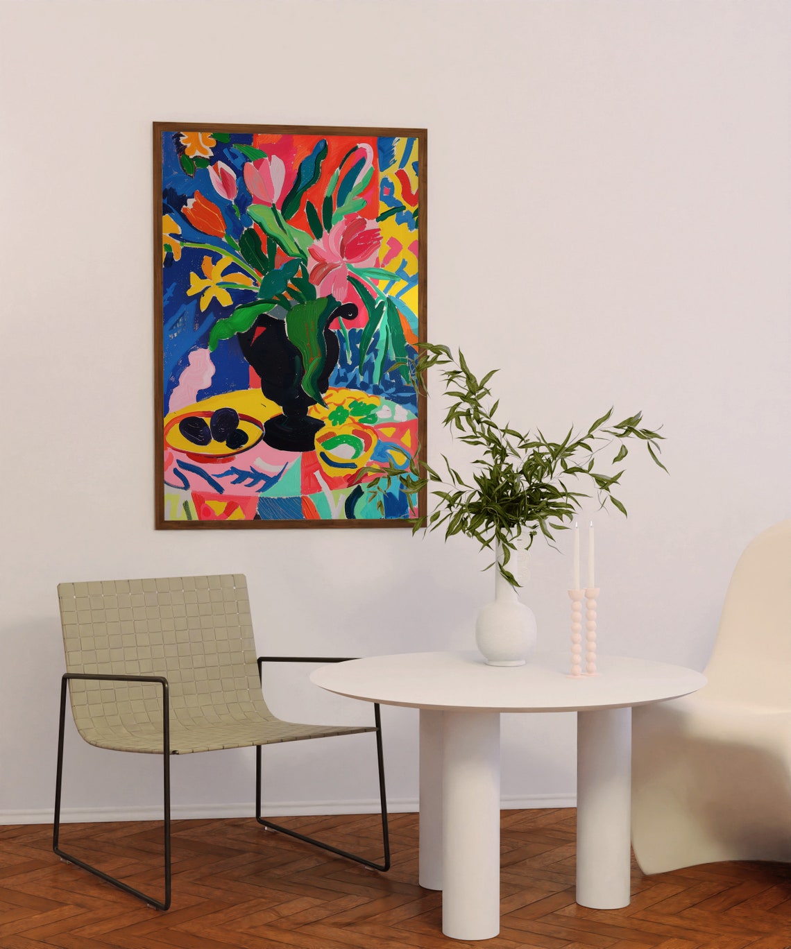 Matisse Print Vase Poster Mid Century Wall Art Exhibition Decor Landscape Art Inspired By Matisse - Image 5