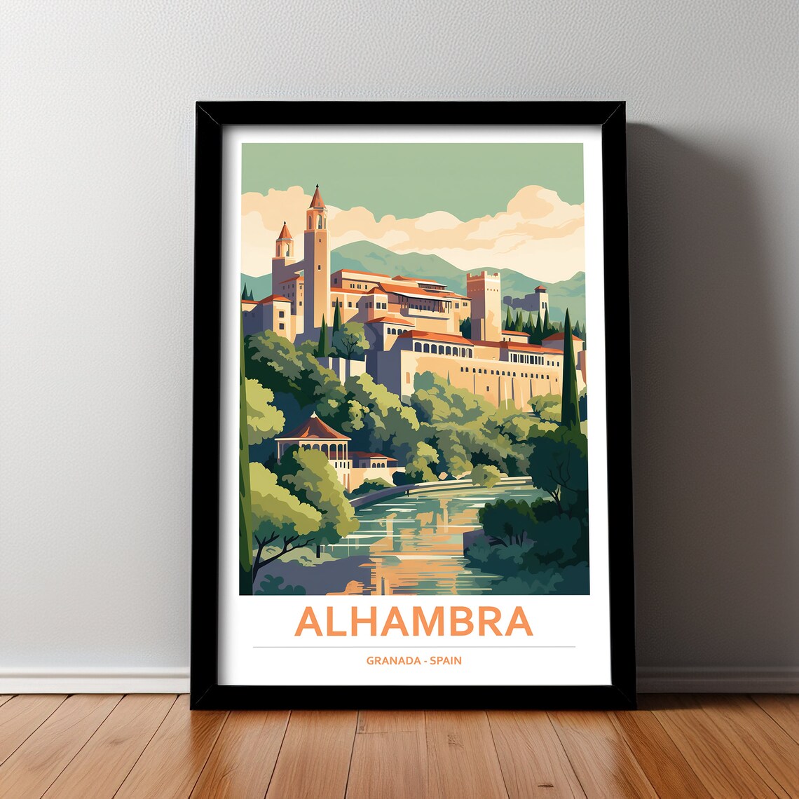 Alhambra Travel Poster, Travel Poster Print - Image 2