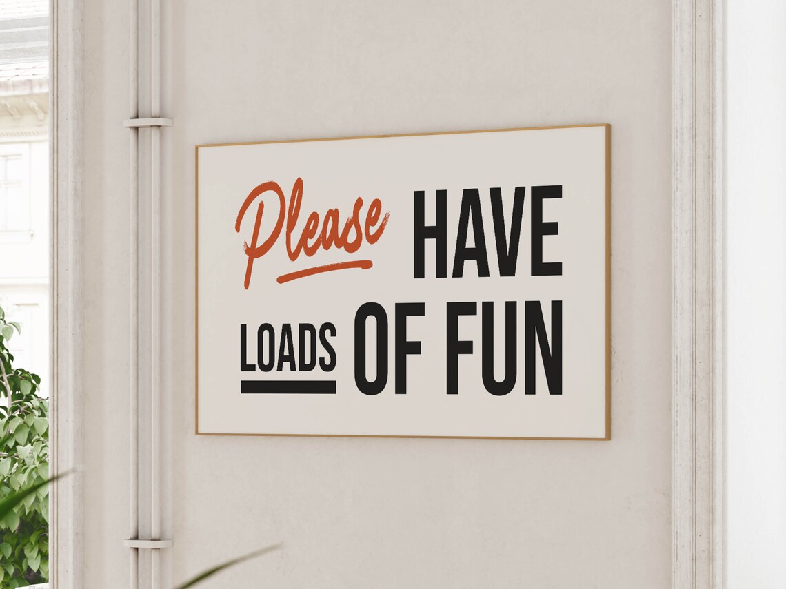 Laundry Sign Utility Room Funny Wall Art Print - Image 2