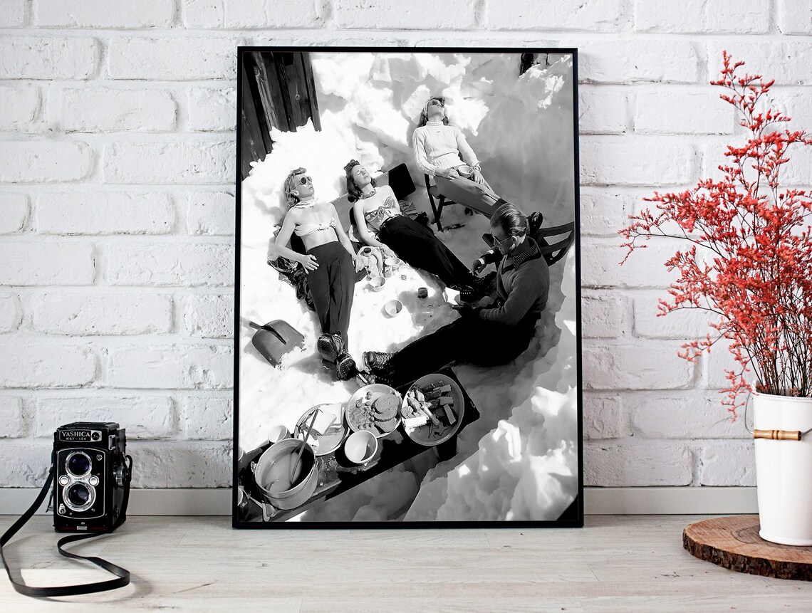 Vintage Apres Ski Photo Print, Ski Lodge Decor - Image 3