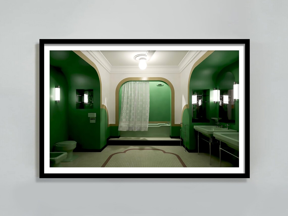 The Shining Bathroom Vintage Funny Wall Art Print