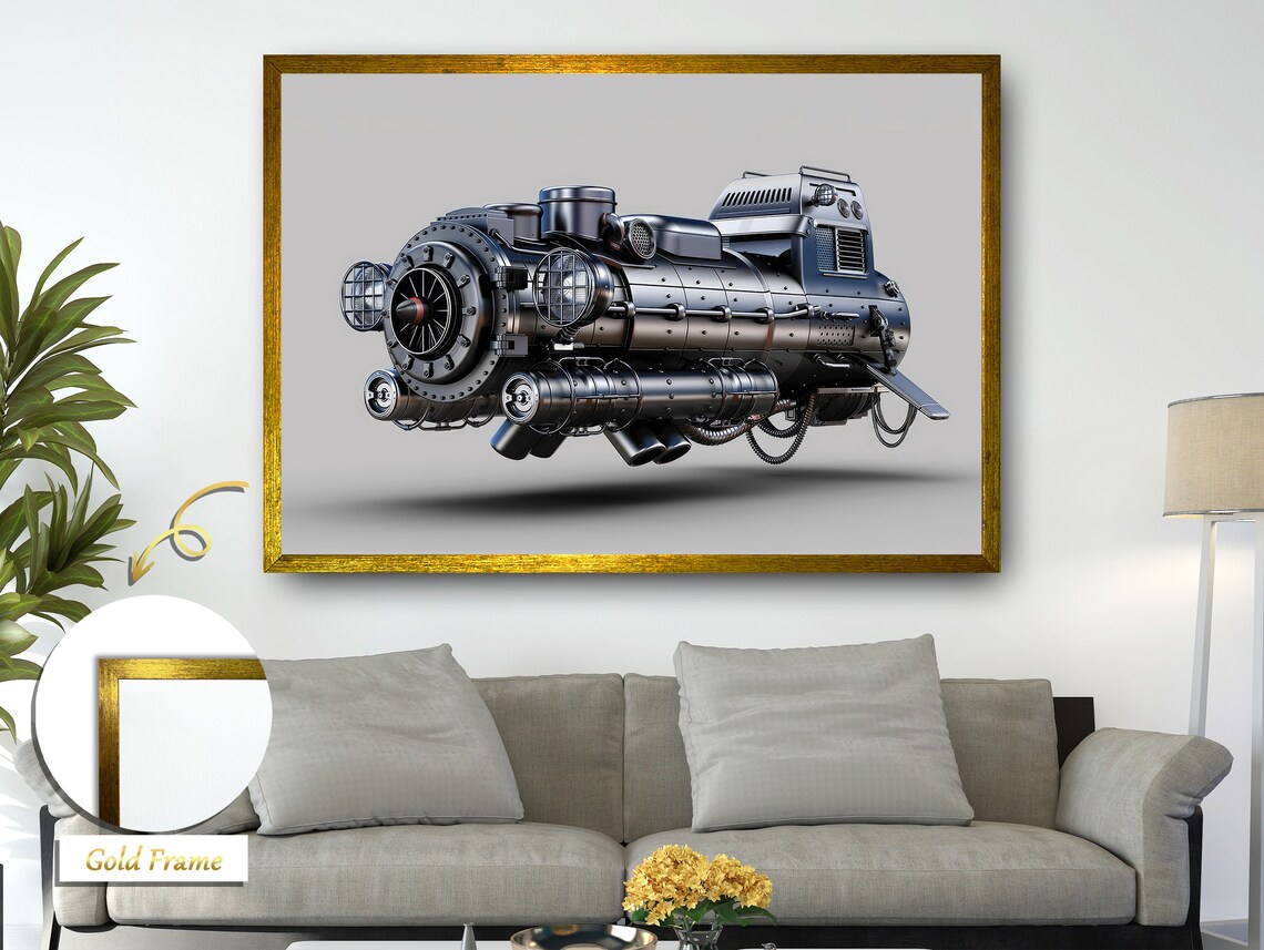 Elegance In Steam, Industrial Steam Engine Art - Image 5