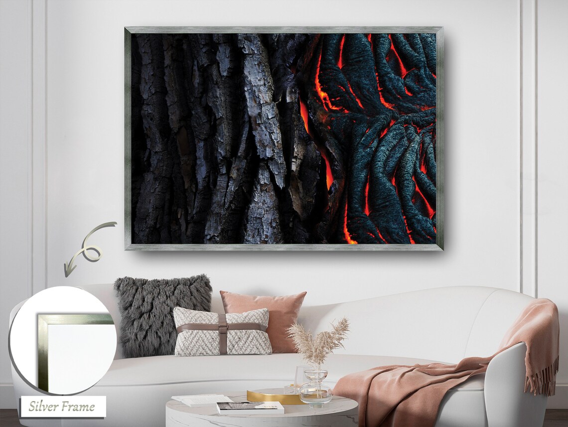 Nature's Fusion Bark And Lava, Elemental Beauty - Image 2