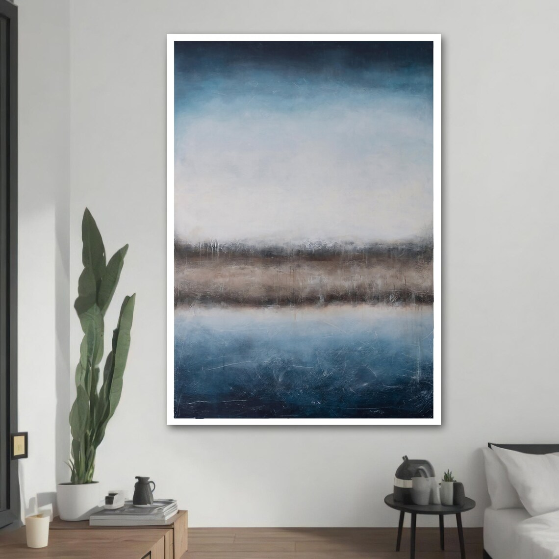 Modern Abstract Landscape Art Print, Home Decor Gift - Image 2
