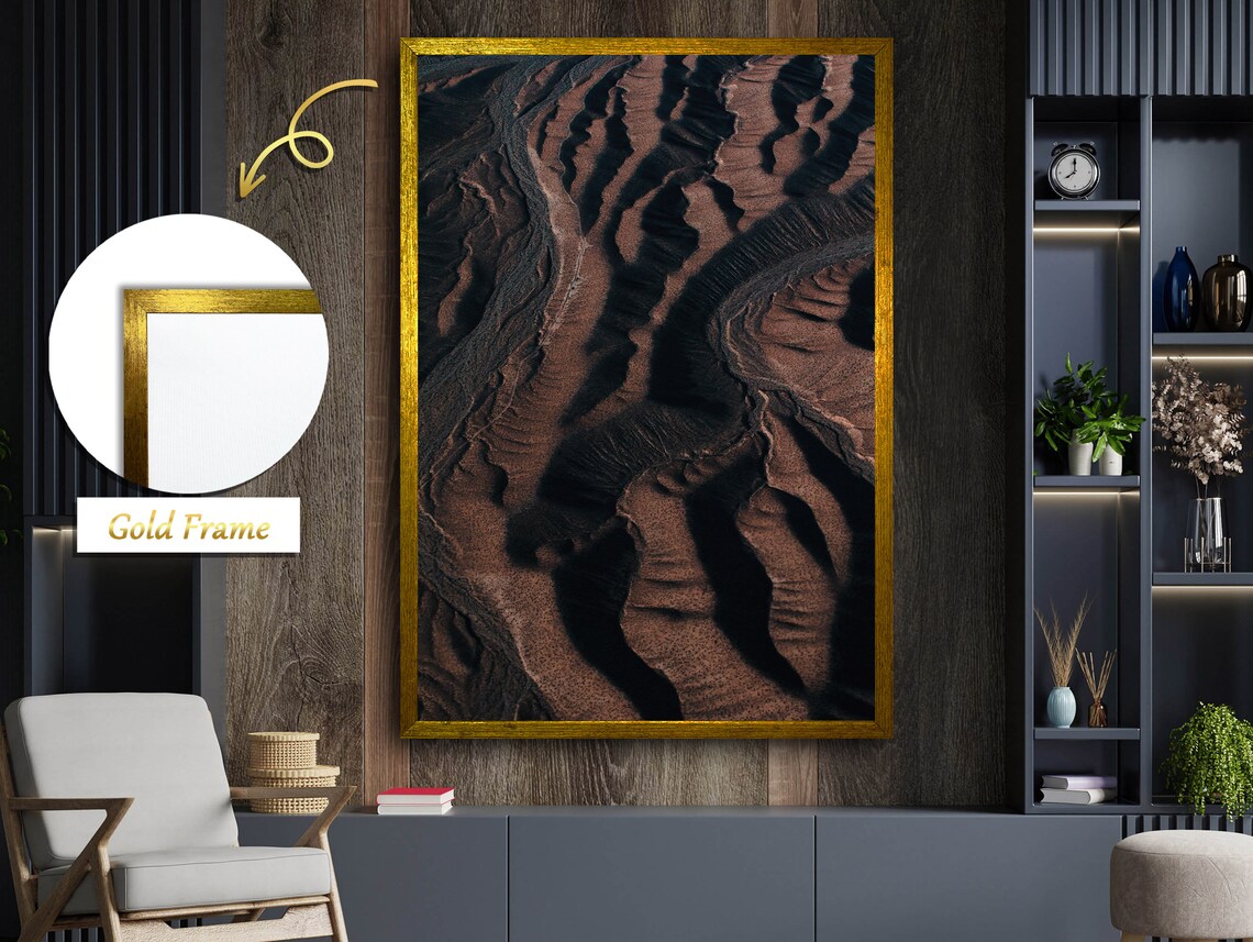 Volcanic Desert Sands, Desert Landscape Art Print - Image 5